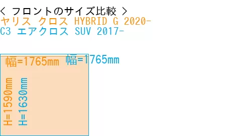 #ヤリス クロス HYBRID G 2020- + C3 エアクロス SUV 2017-